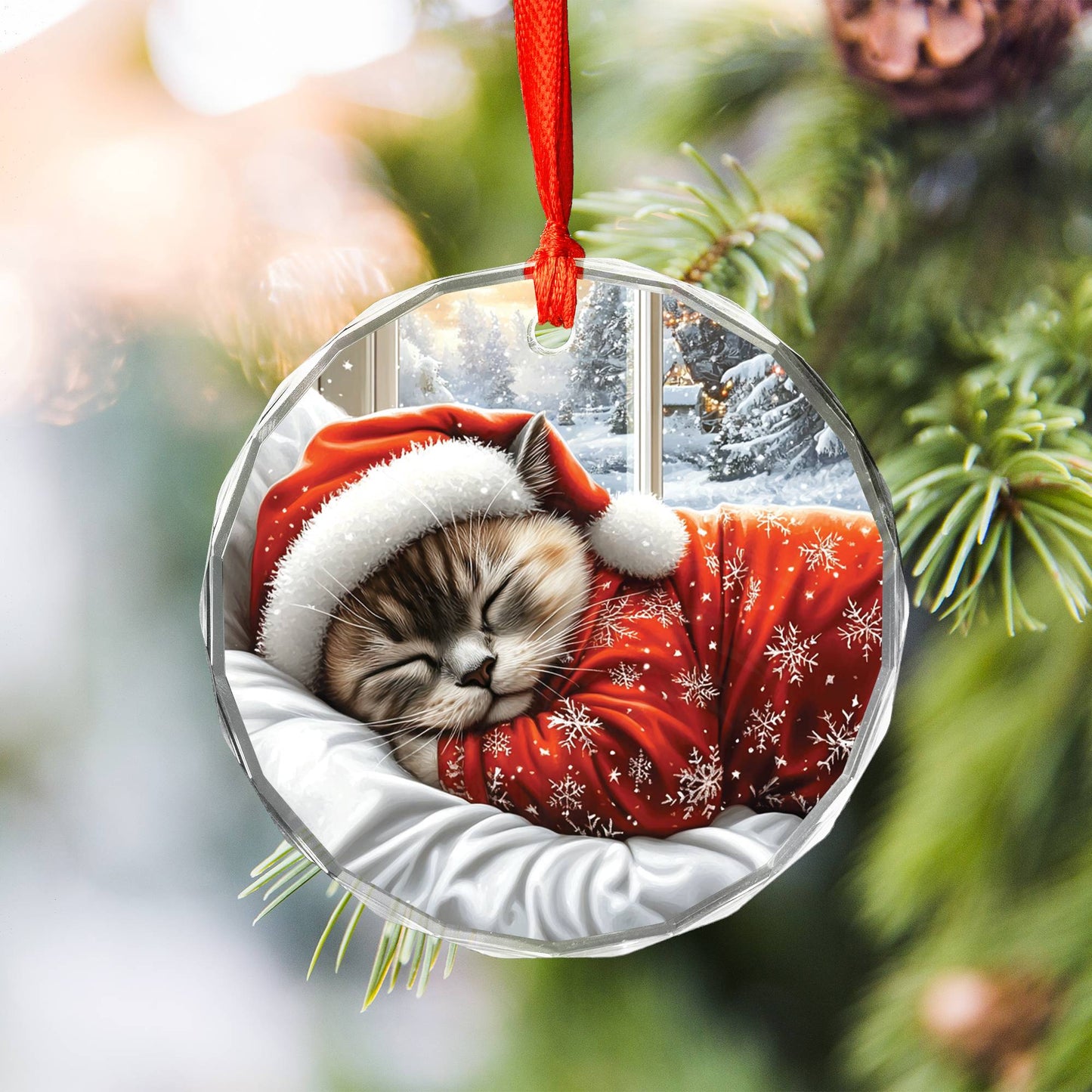 Siamese cat Sleeping In Bed Design 3