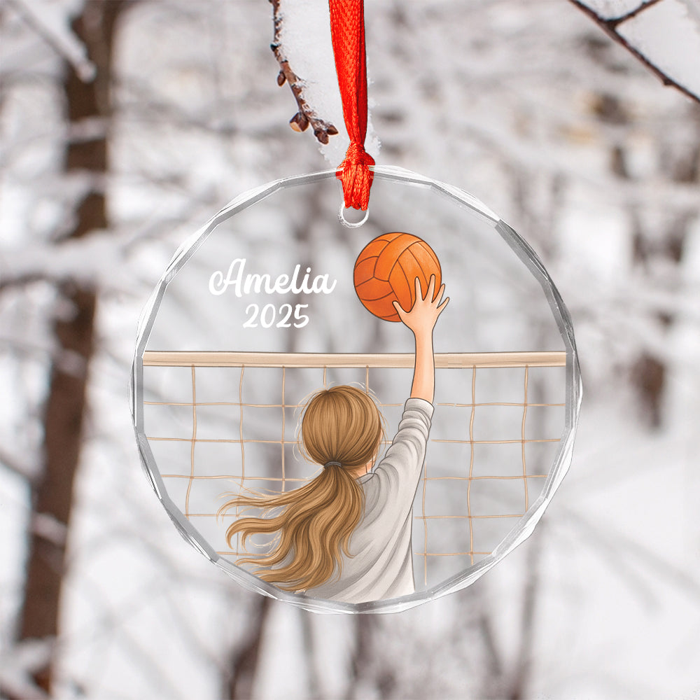 Custom Name Volleyball Player