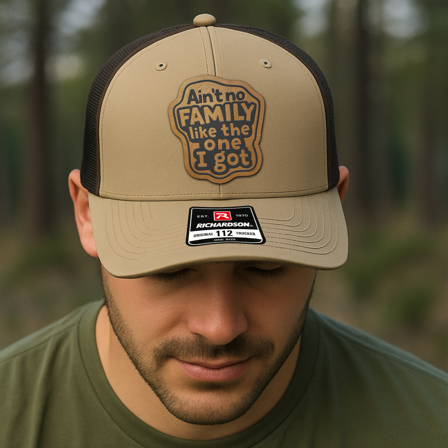 Family Trucker Hat – “Ain’t No Family Like the One I Got” Patch Cap for Reunions, Gifts & Everyday Wear VHA163