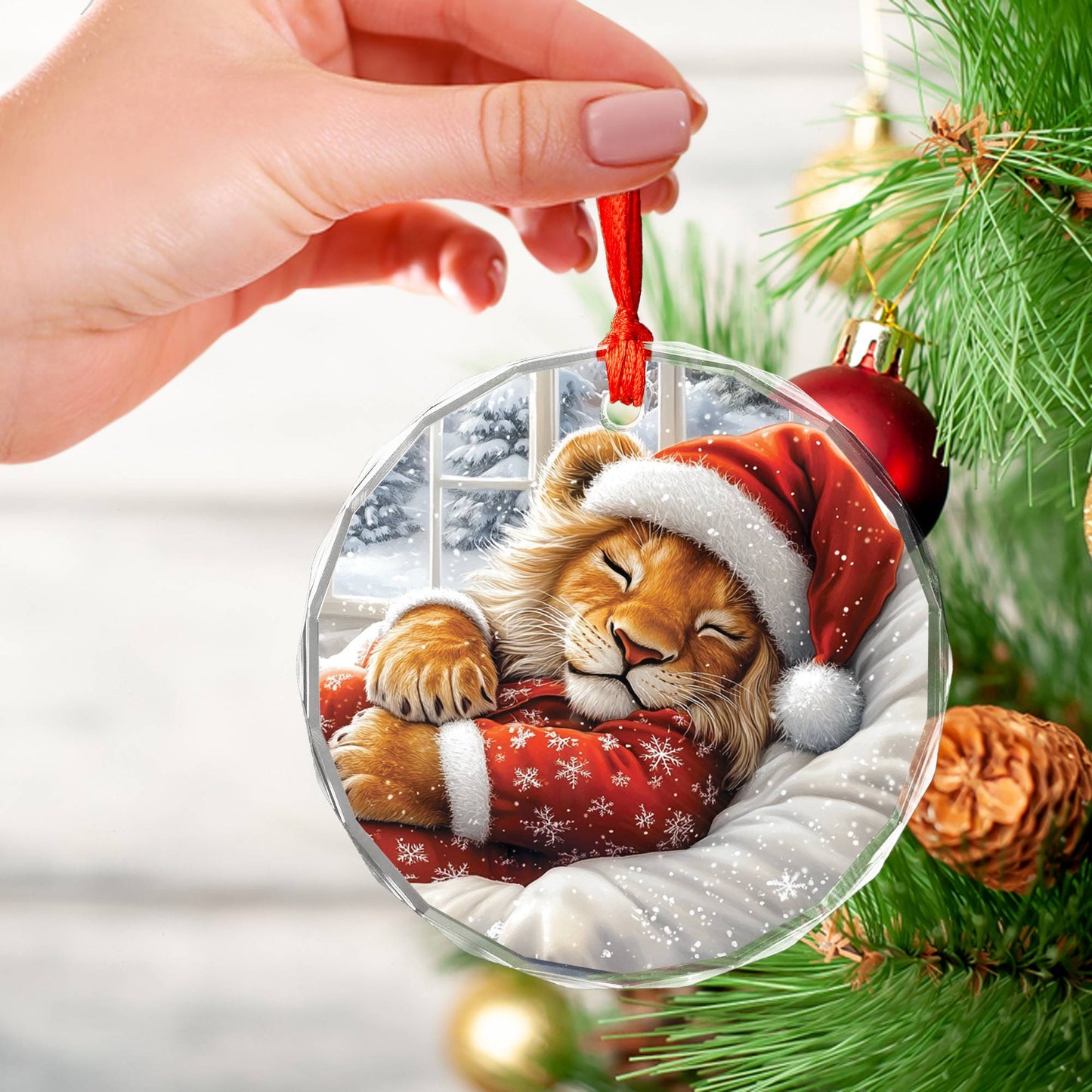 Lion Sleeping In Bed Design 2