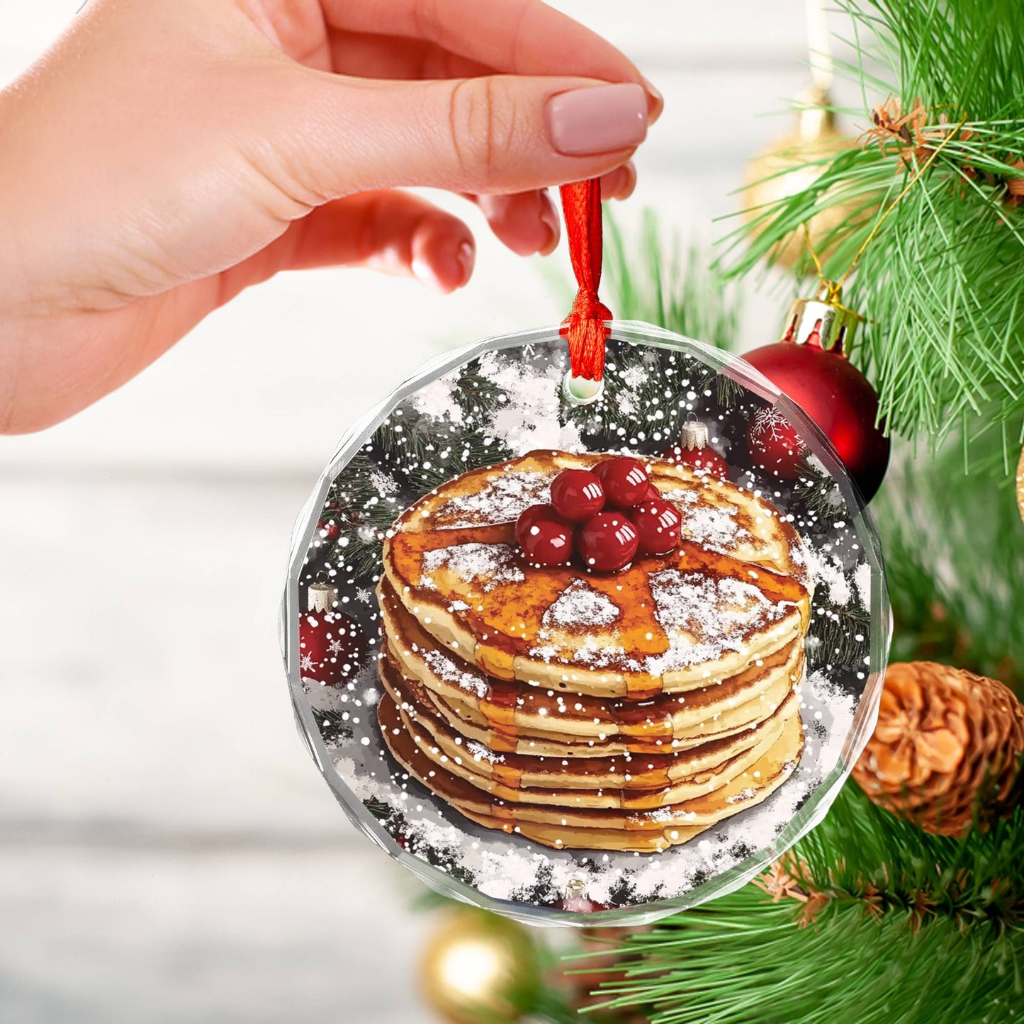 American pancakes Close up Design 2