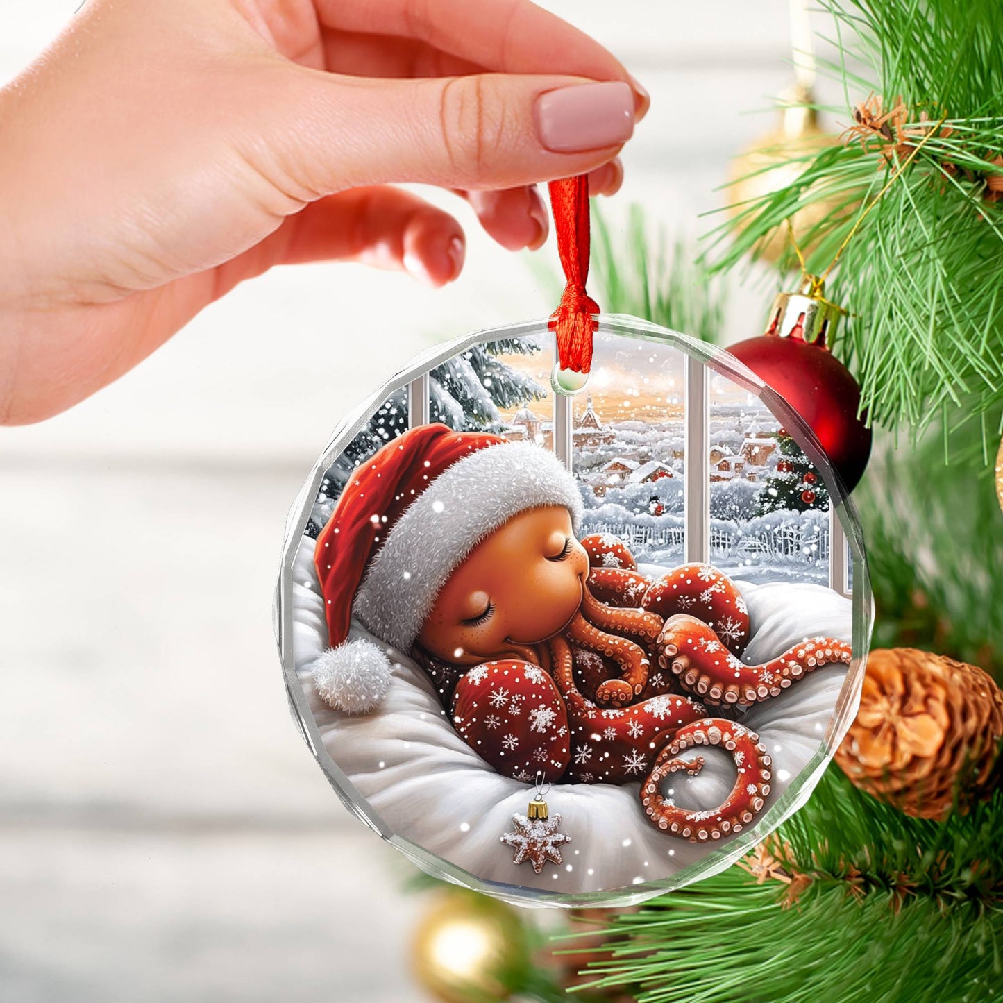 Octopus Sleeping In Bed Design 2