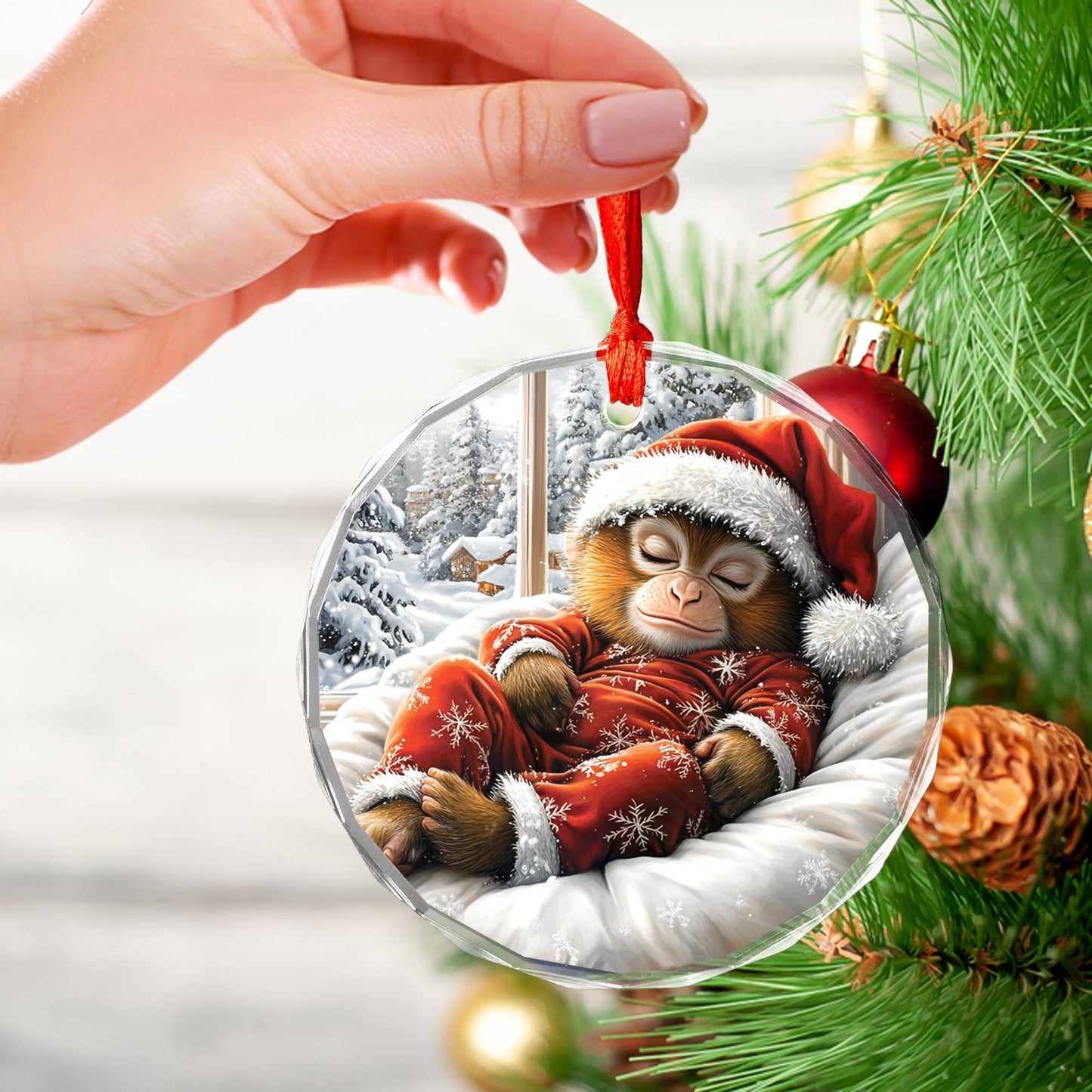 Monkey Sleeping In Bed Design 4