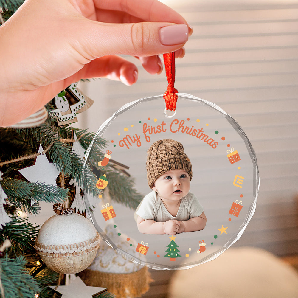 Photo Ornament - Christmas Gifts For Dad, Mom, Baby2