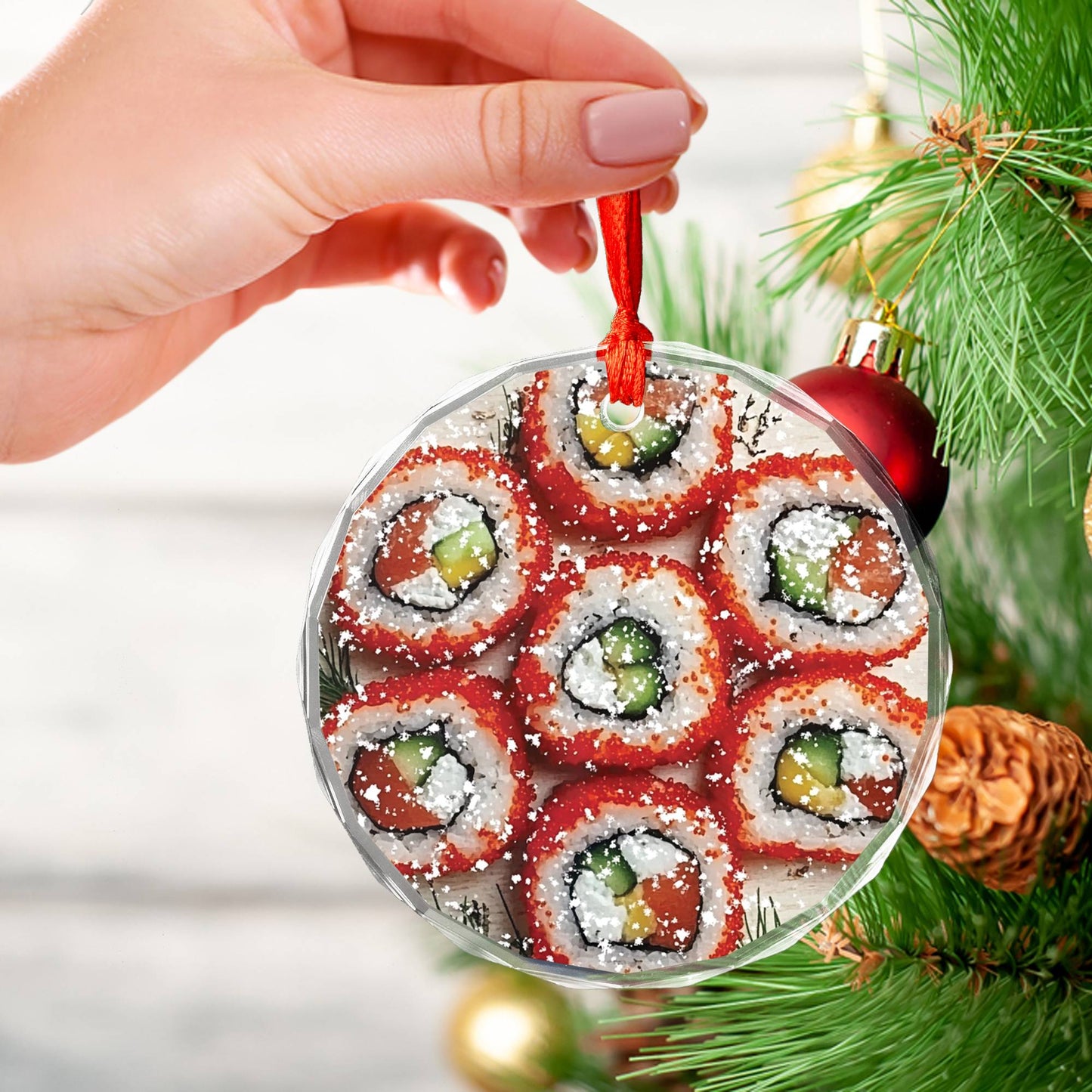 Sushi Rolls Close up Design 2