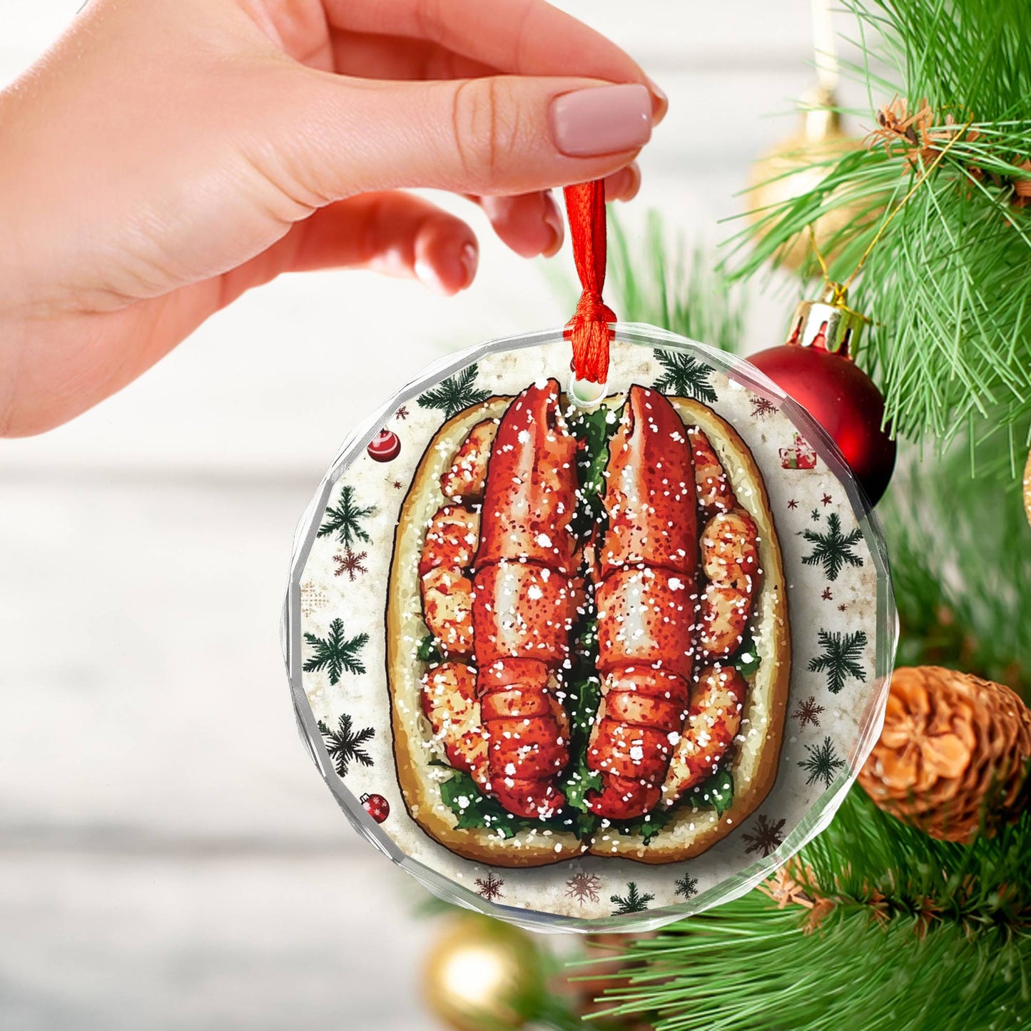 New England Lobster Roll Close up Design 1