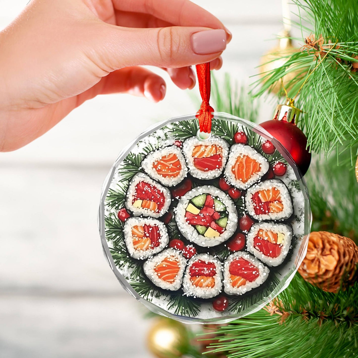 Sushi Rolls Close up Design 1