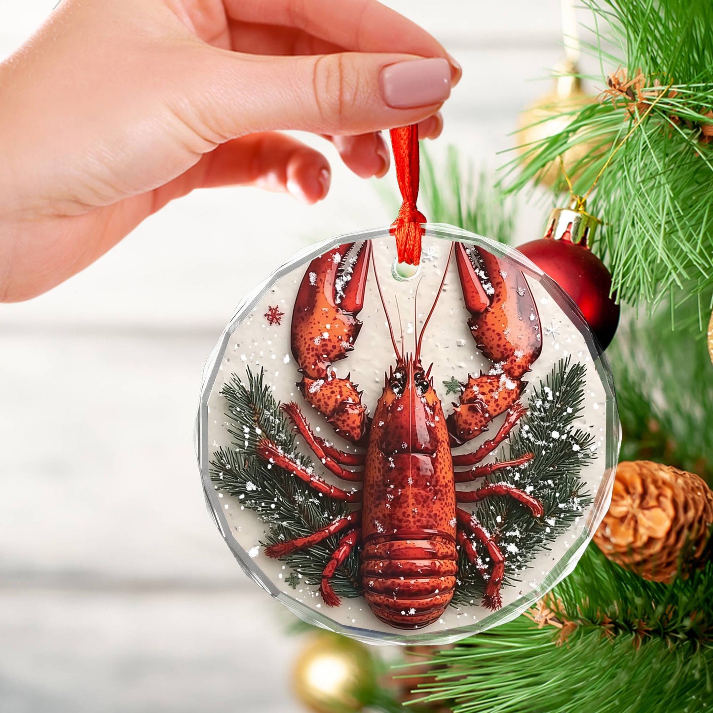 Boiled Maine Lobster Close up Design 2