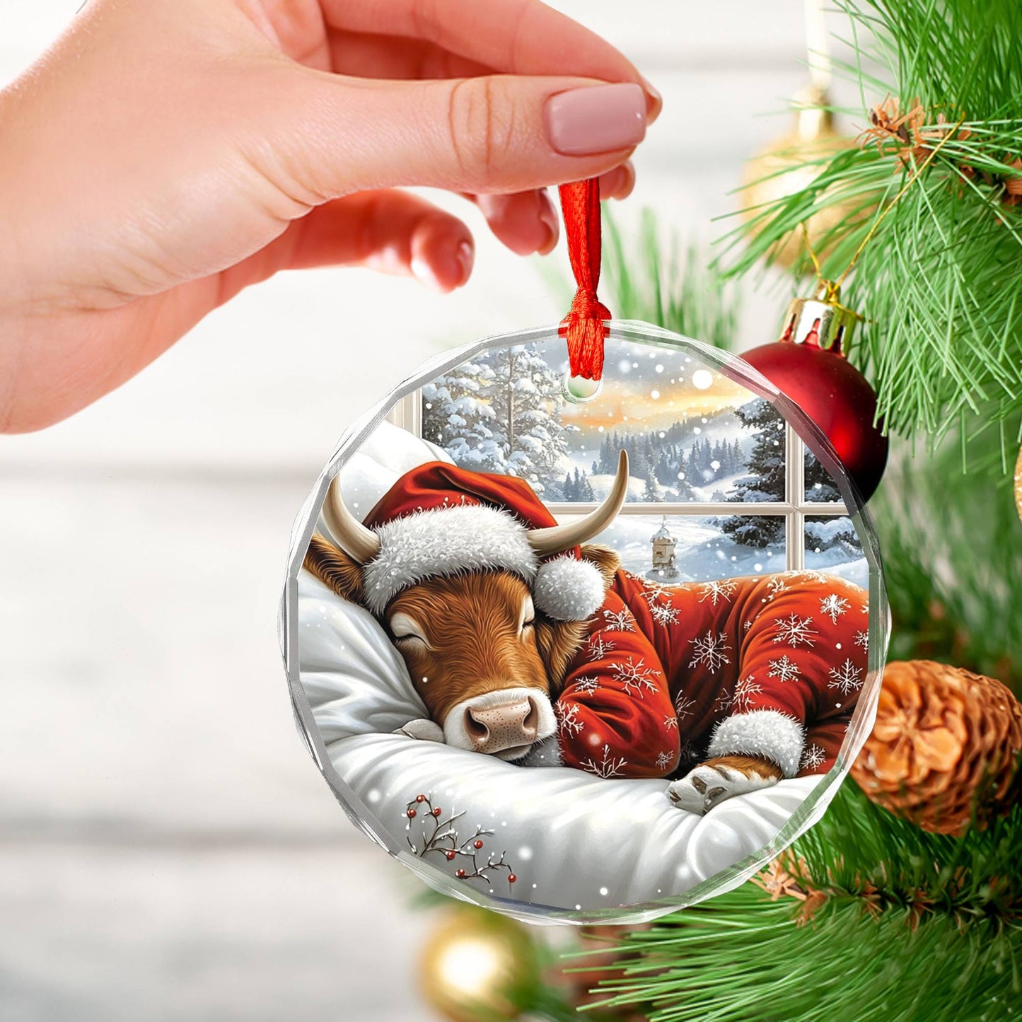 Longhorn Sleeping In Bed Design 4