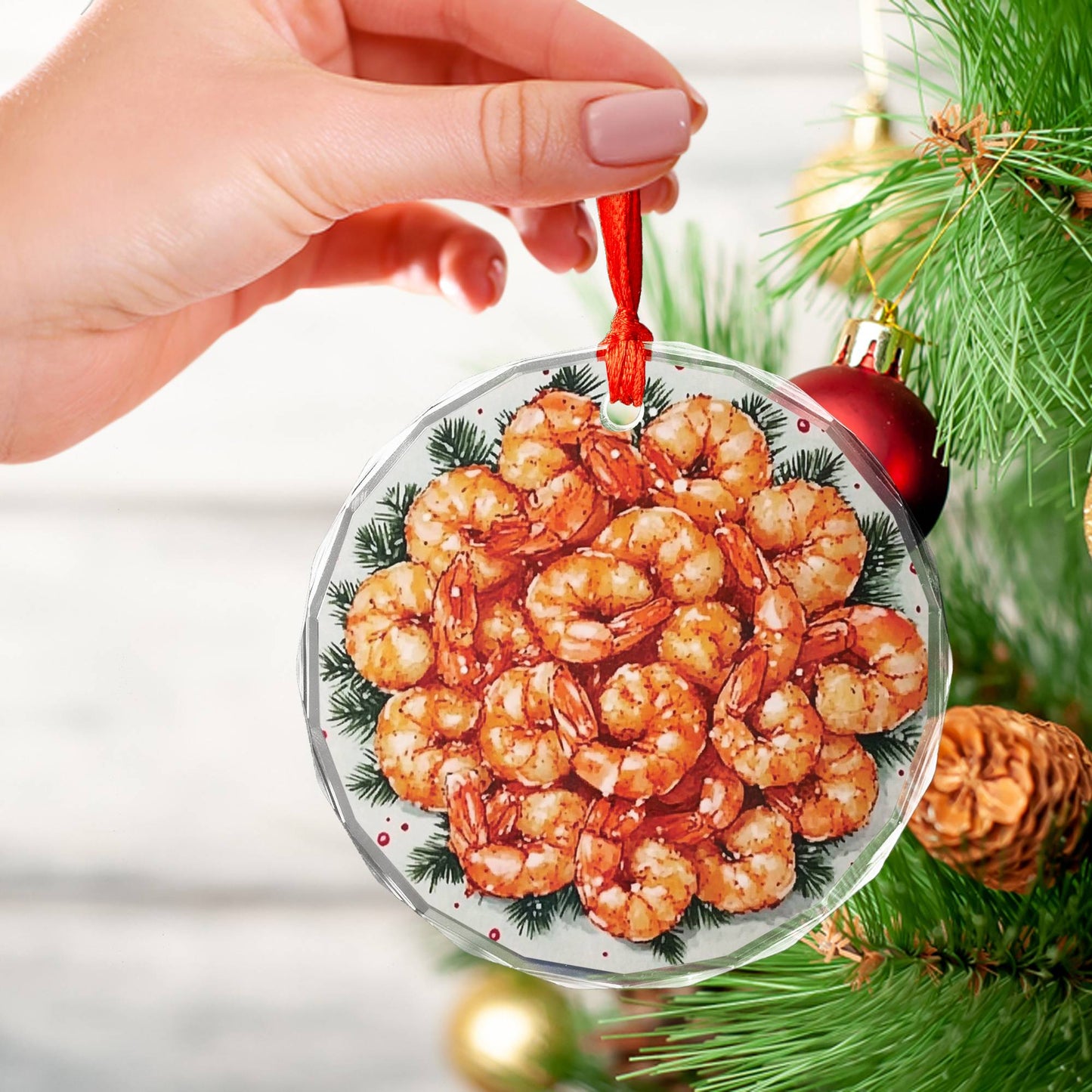 Fried Shrimp Close up Design 2