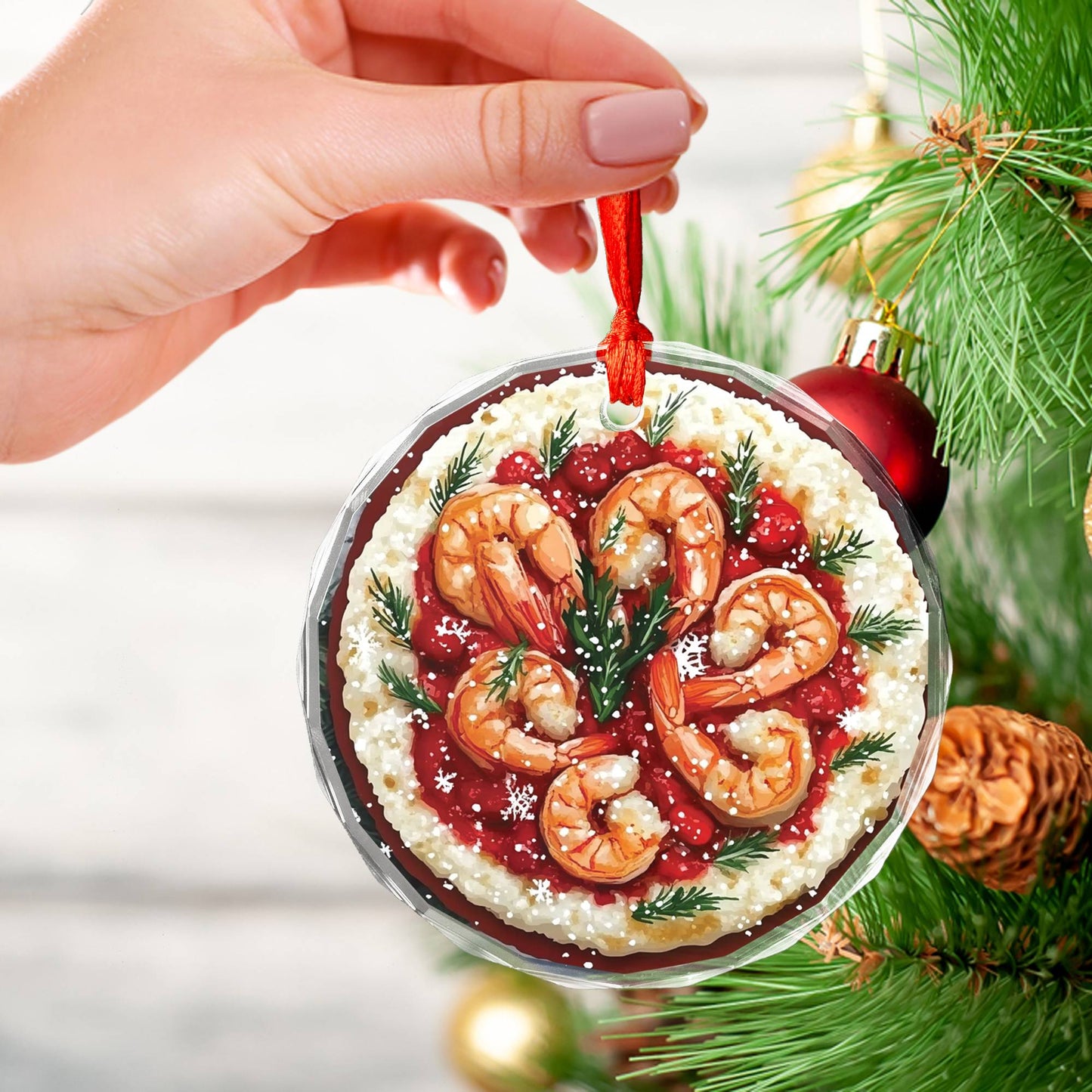 Shrimp and Grits Close up Design 3