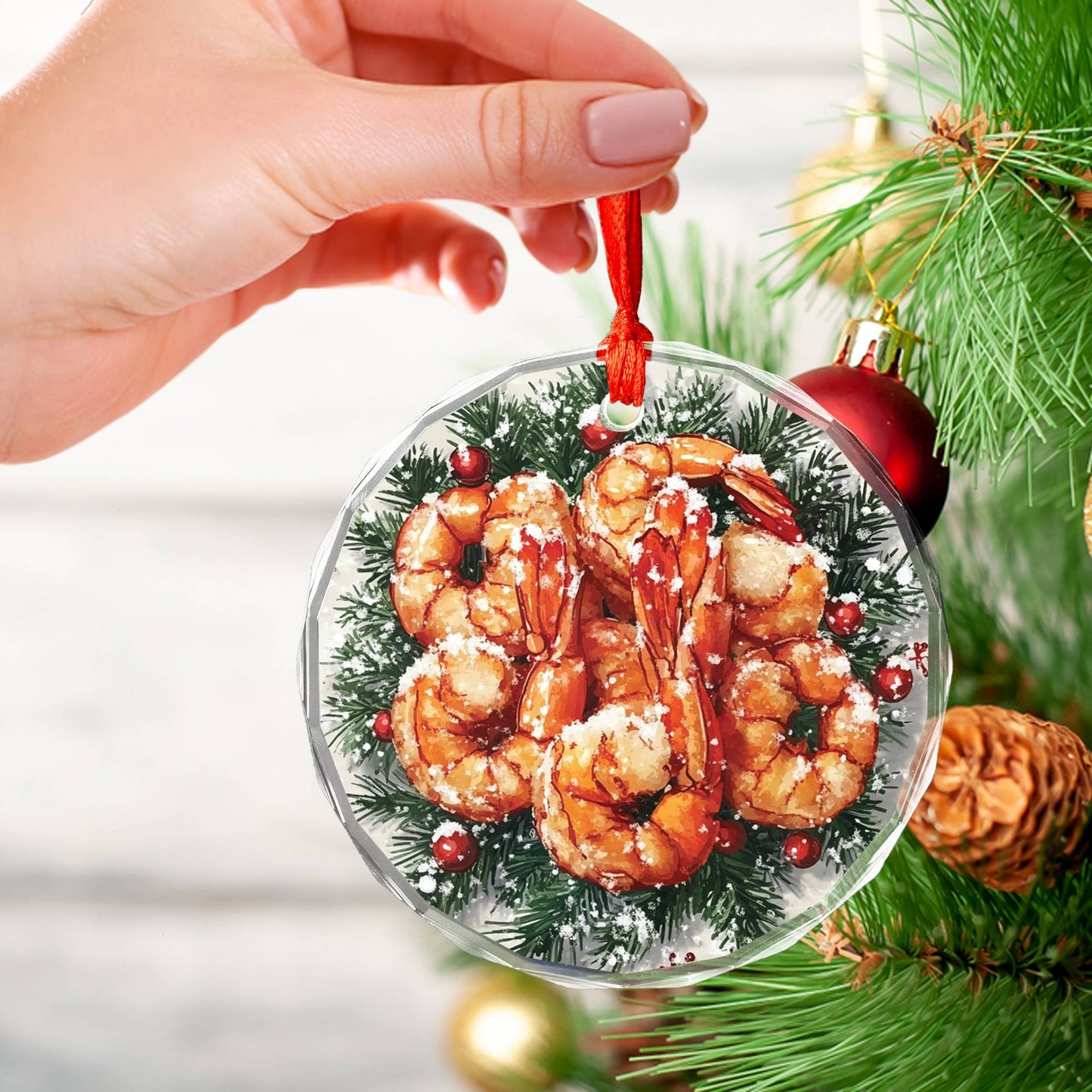 Fried Shrimp Close up Design 4