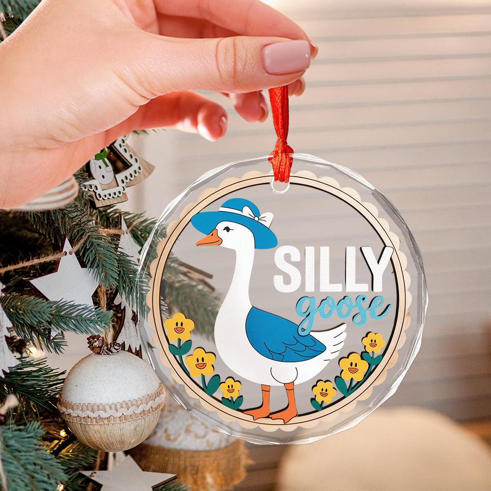 Goose Ornament - custom name