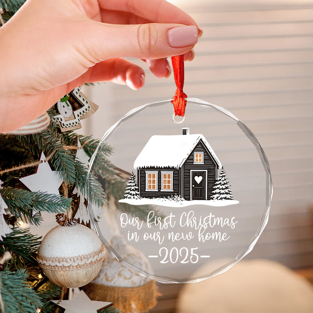 Personalized First Christmas New Home Ornament