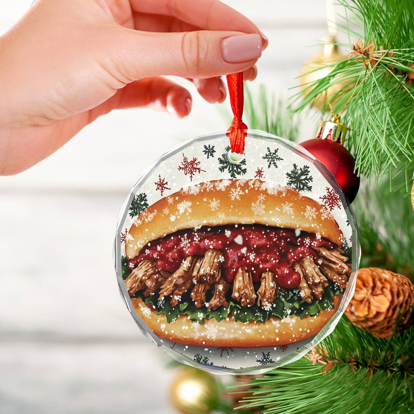 Pulled Pork Sandwich Close up Design 2