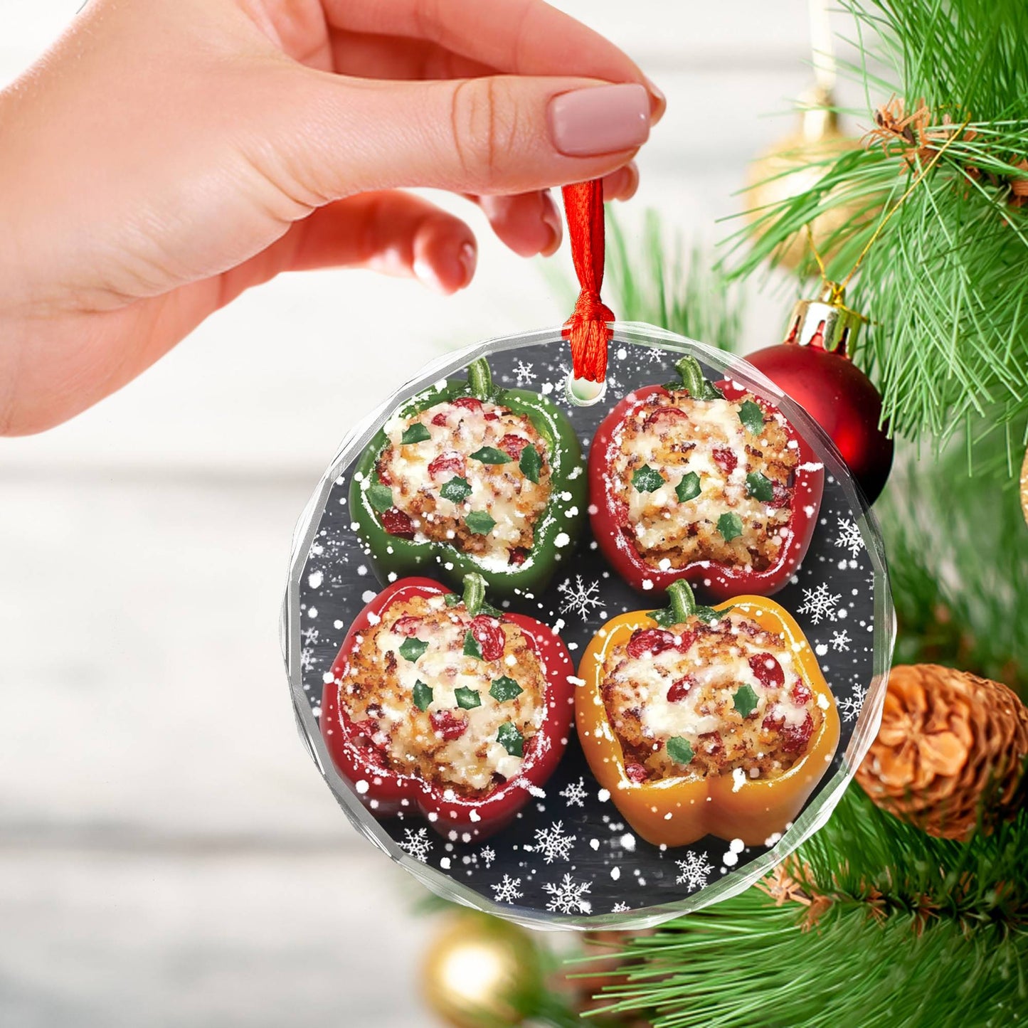 Stuffed Bell Peppers Close up Design 2