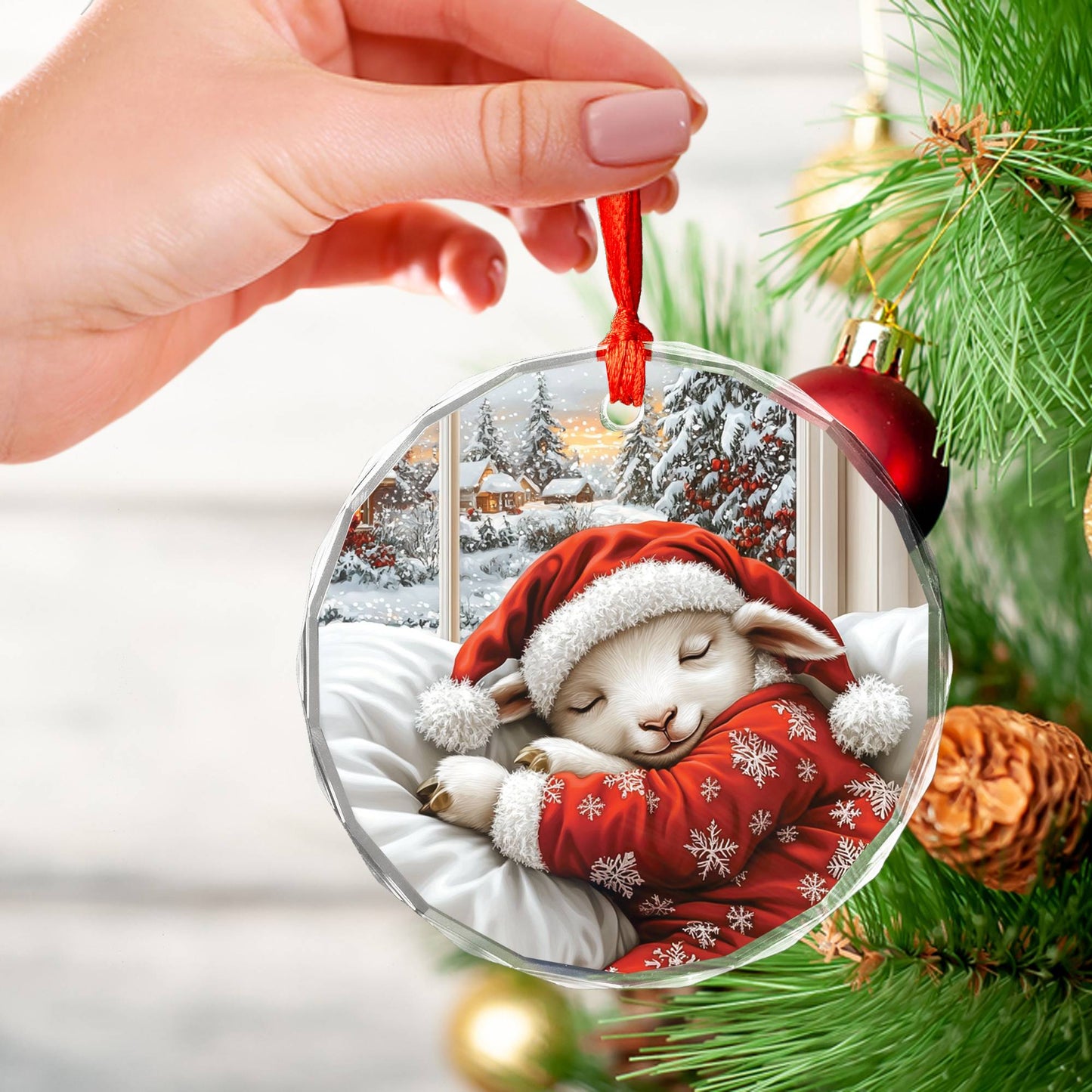 Sheep Sleeping In Bed Design 4