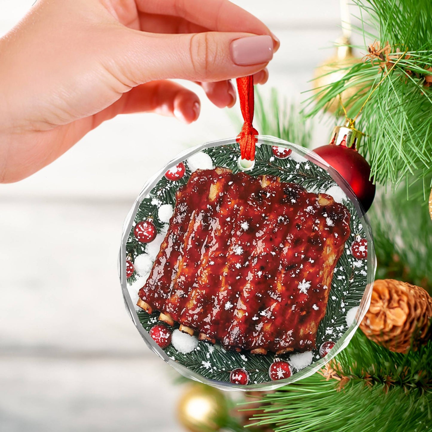 Barbecue Ribs Close up Design 4