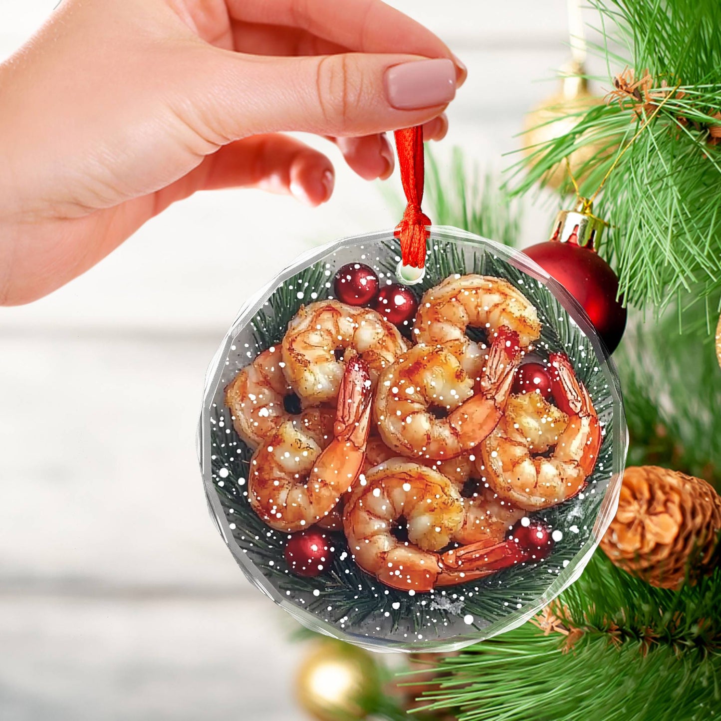 Fried Shrimp Close up Design 1