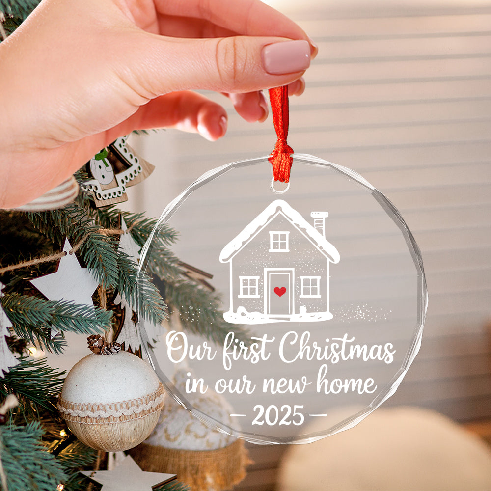 First Christmas in New Home 2025 Ornament