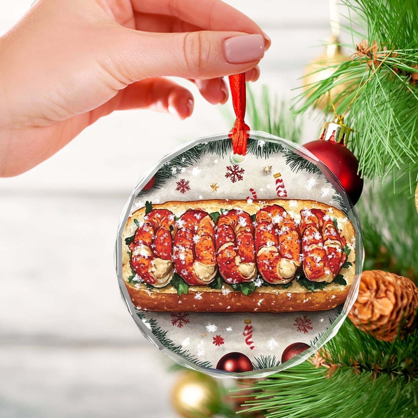 New England Lobster Roll Close up Design 3