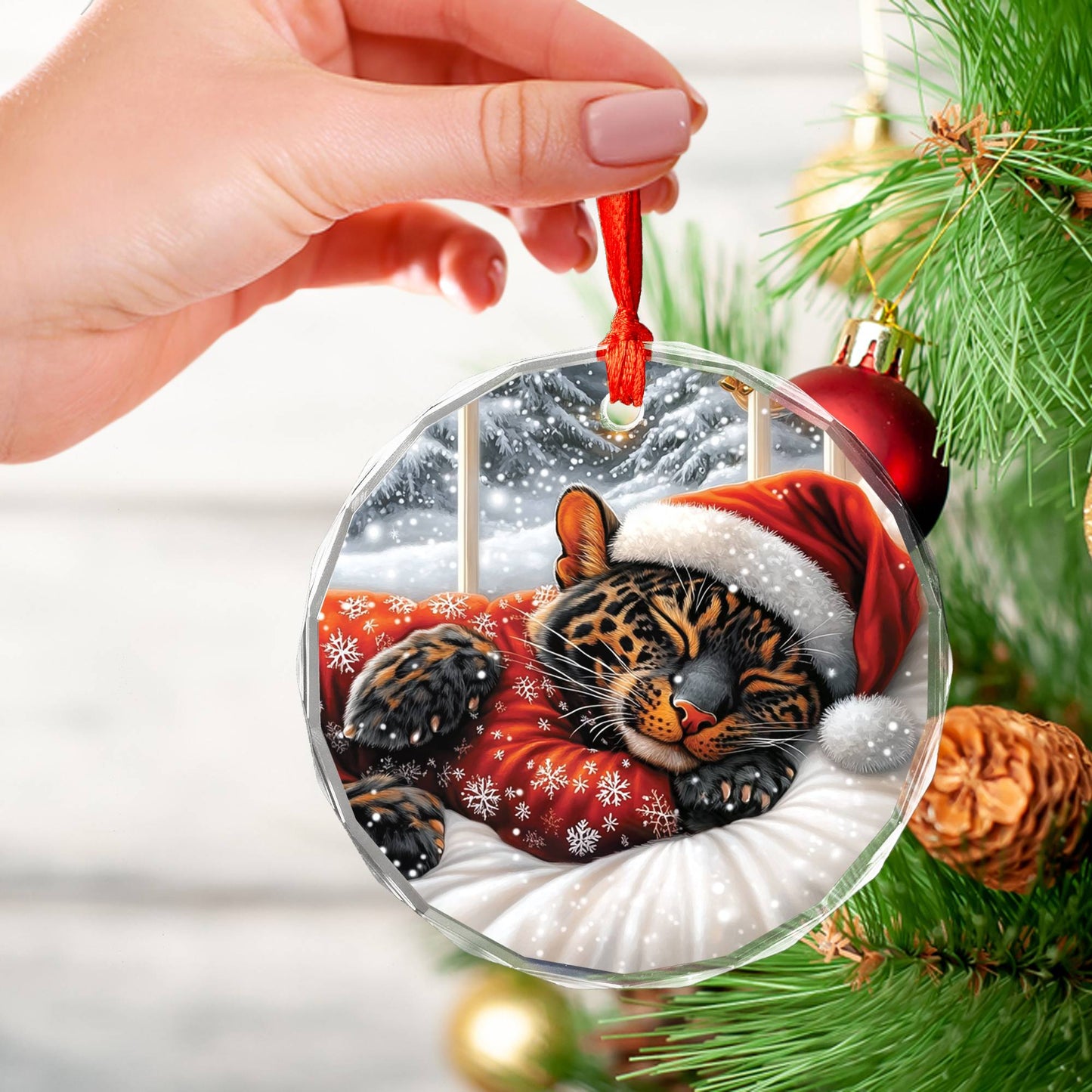 Panther Sleeping In Bed Design 1