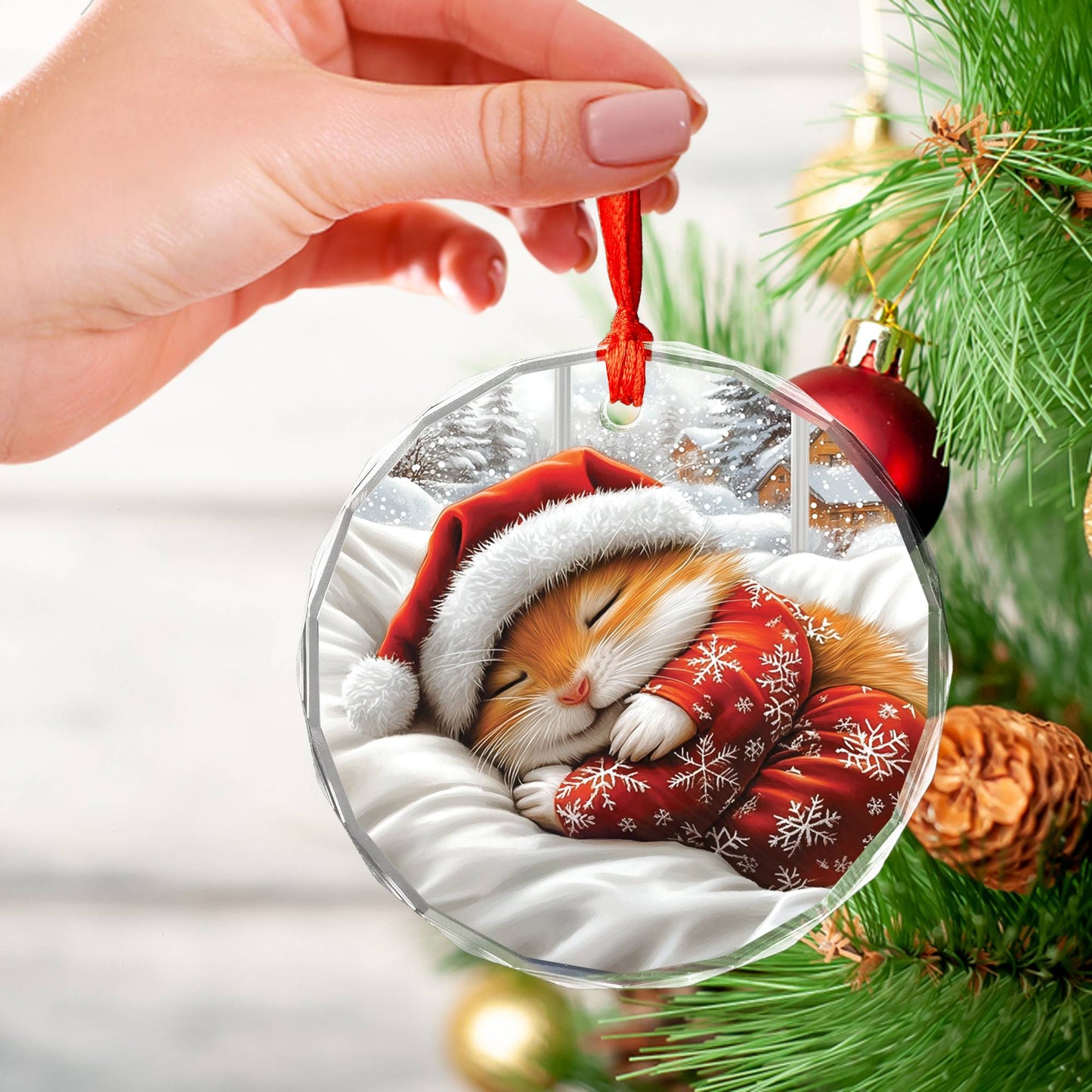 Hamster Sleeping In Bed Design 4