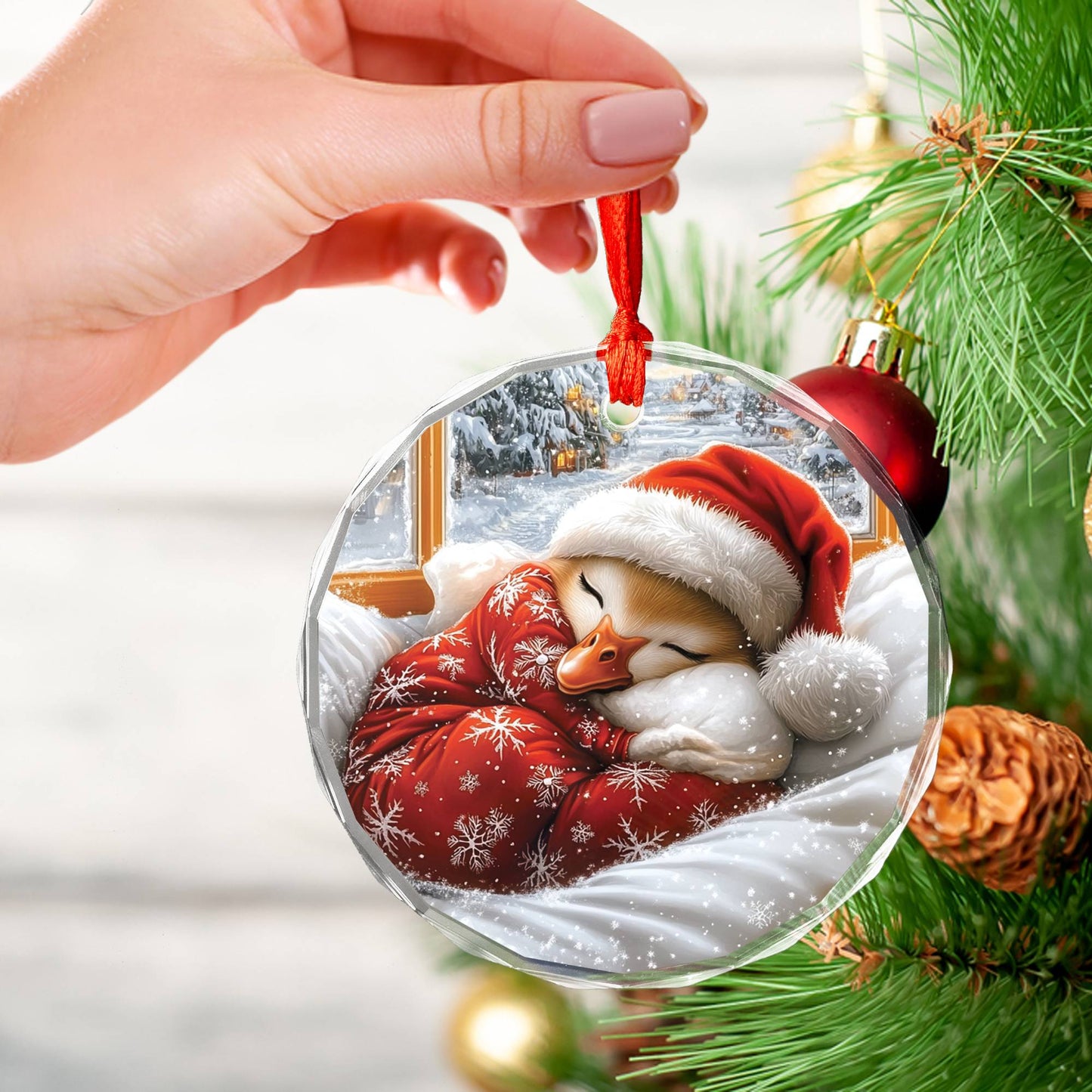 Goose Sleeping In Bed Design 2