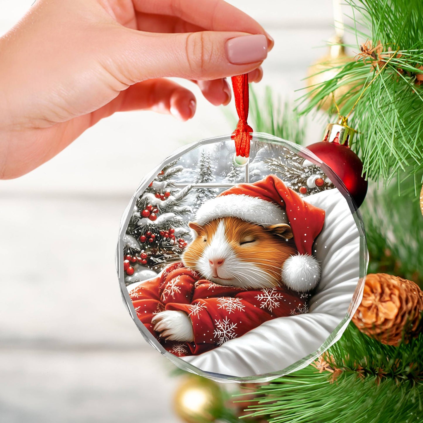 Guinea Pig Sleeping In Bed Design 3