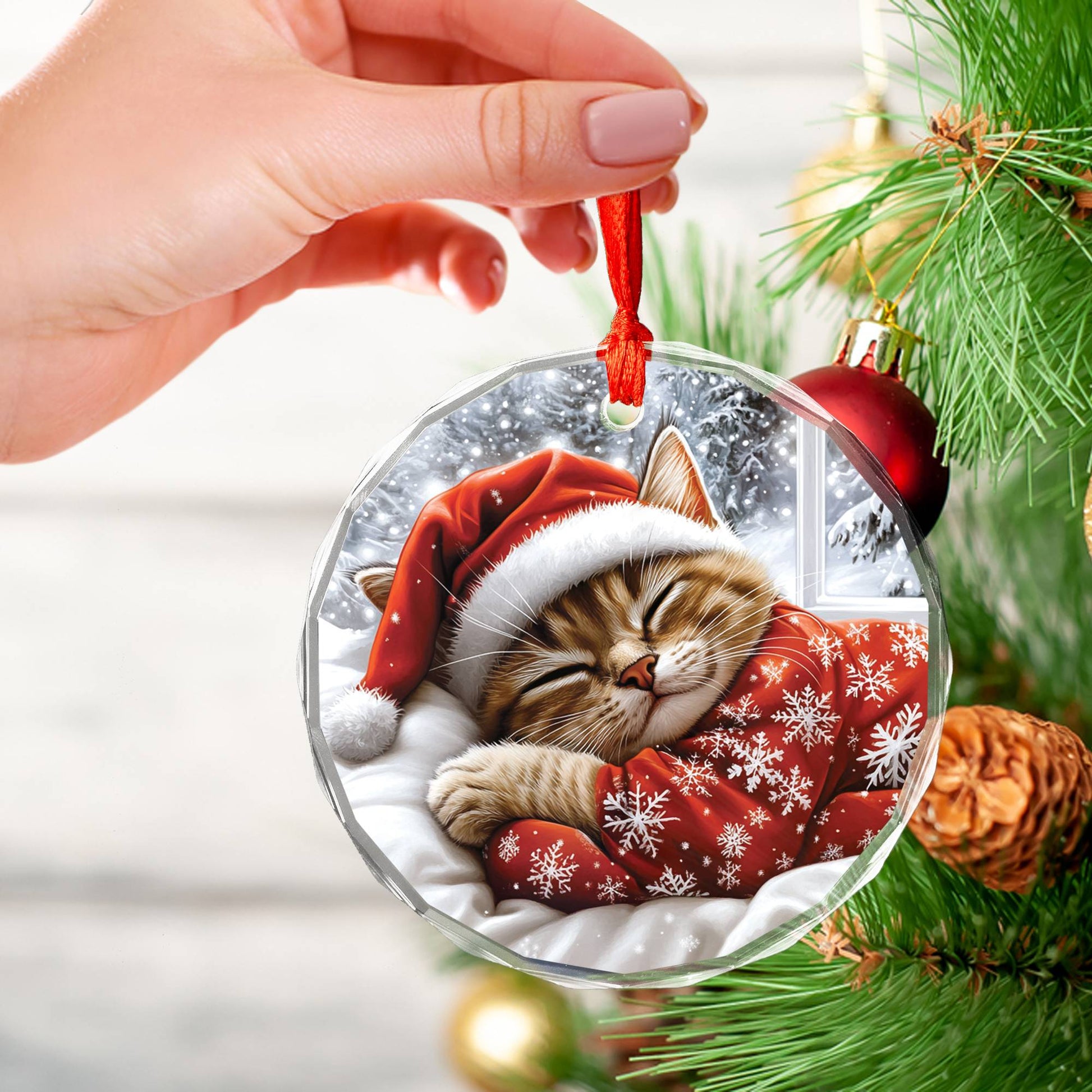 Siamese cat Sleeping In Bed Design 4