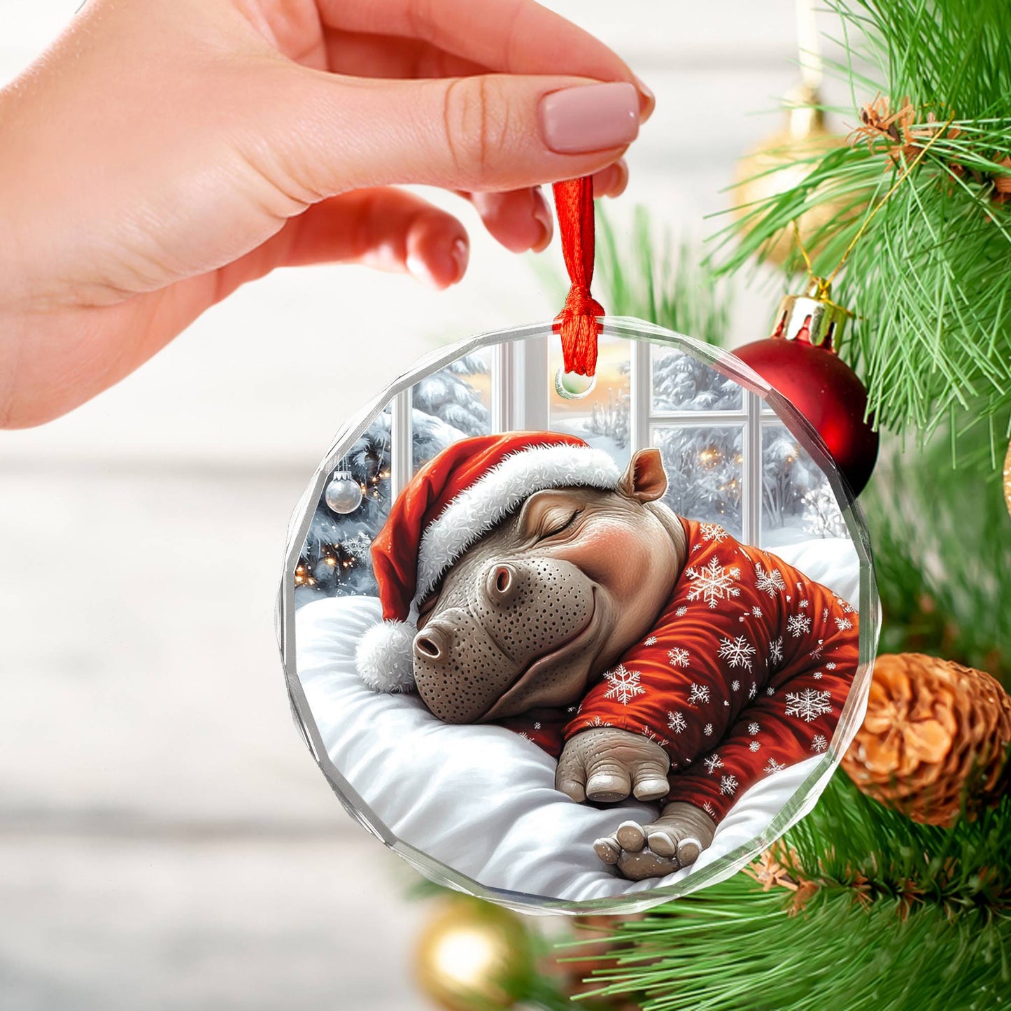 Hippo Sleeping In Bed Design 2