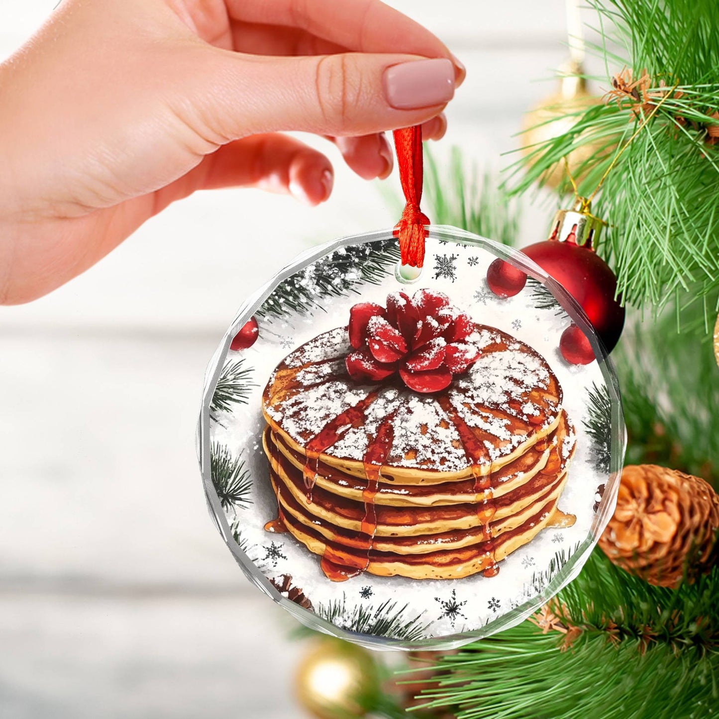 American pancakes Close up Design 4