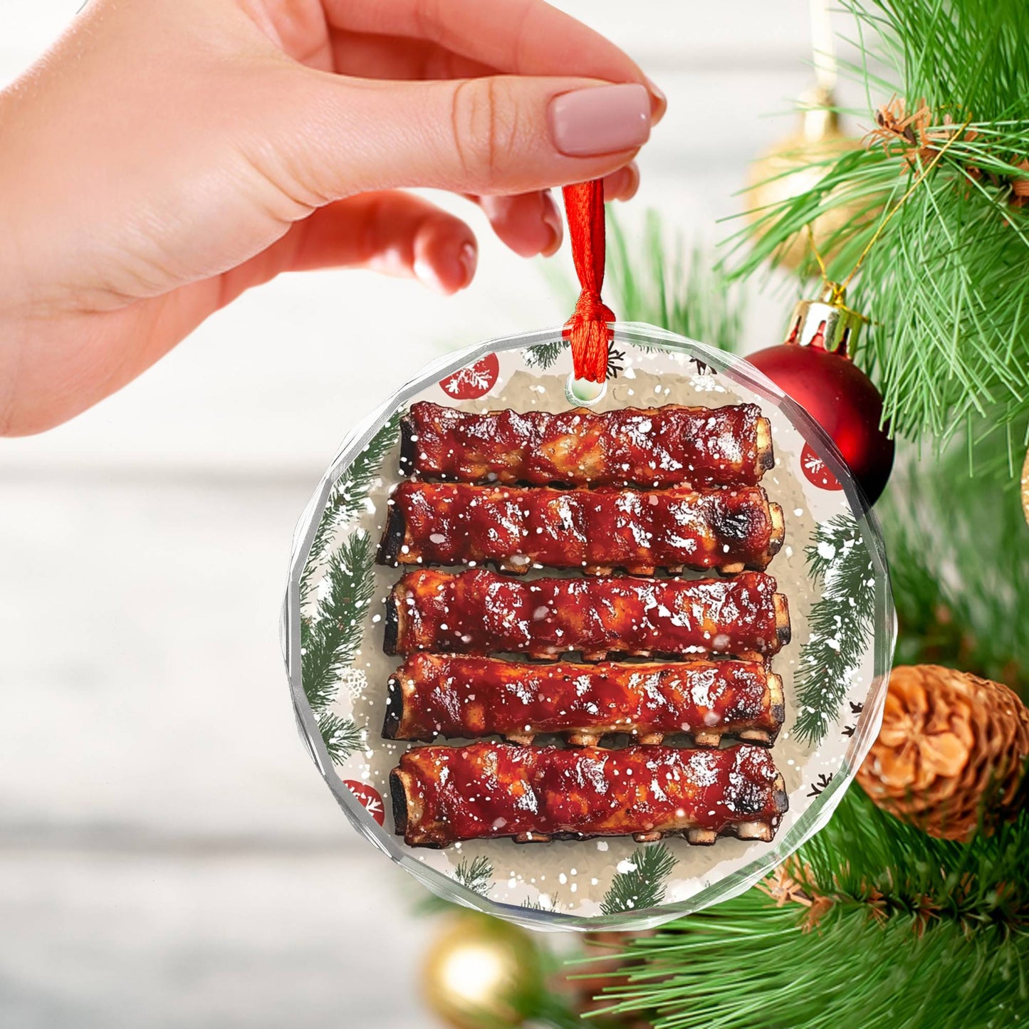 BBQ Ribs (USA) Close up Design 2