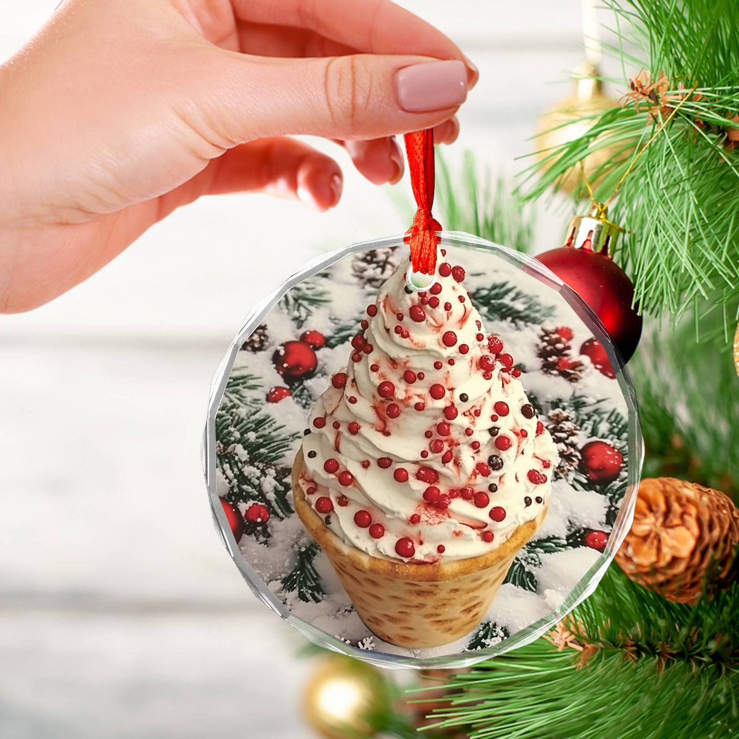 Frozen Yogurt Close up Design 1