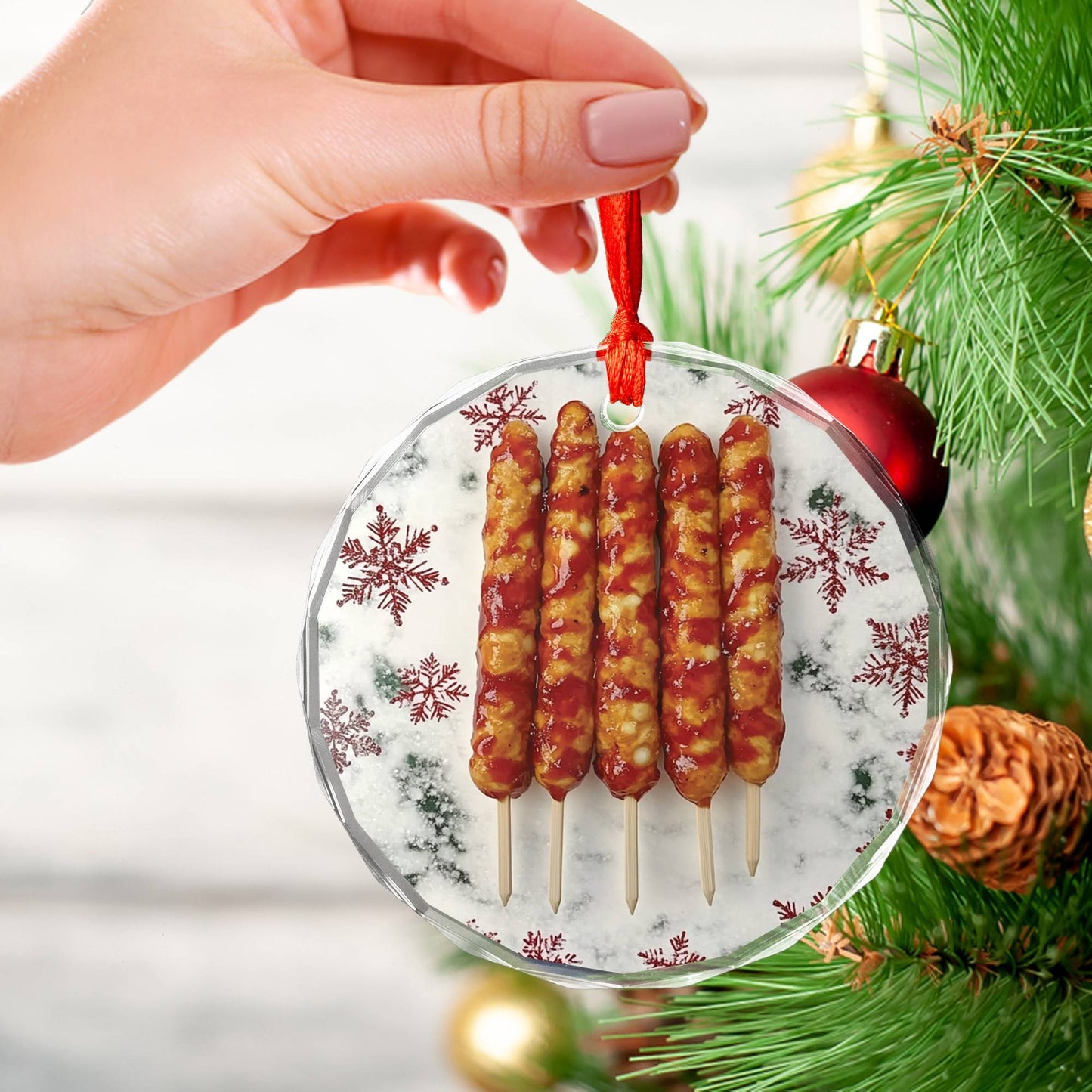 Corn Dogs Close up Design 2