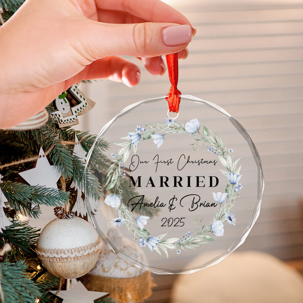 Custom Couple First Christmas Together