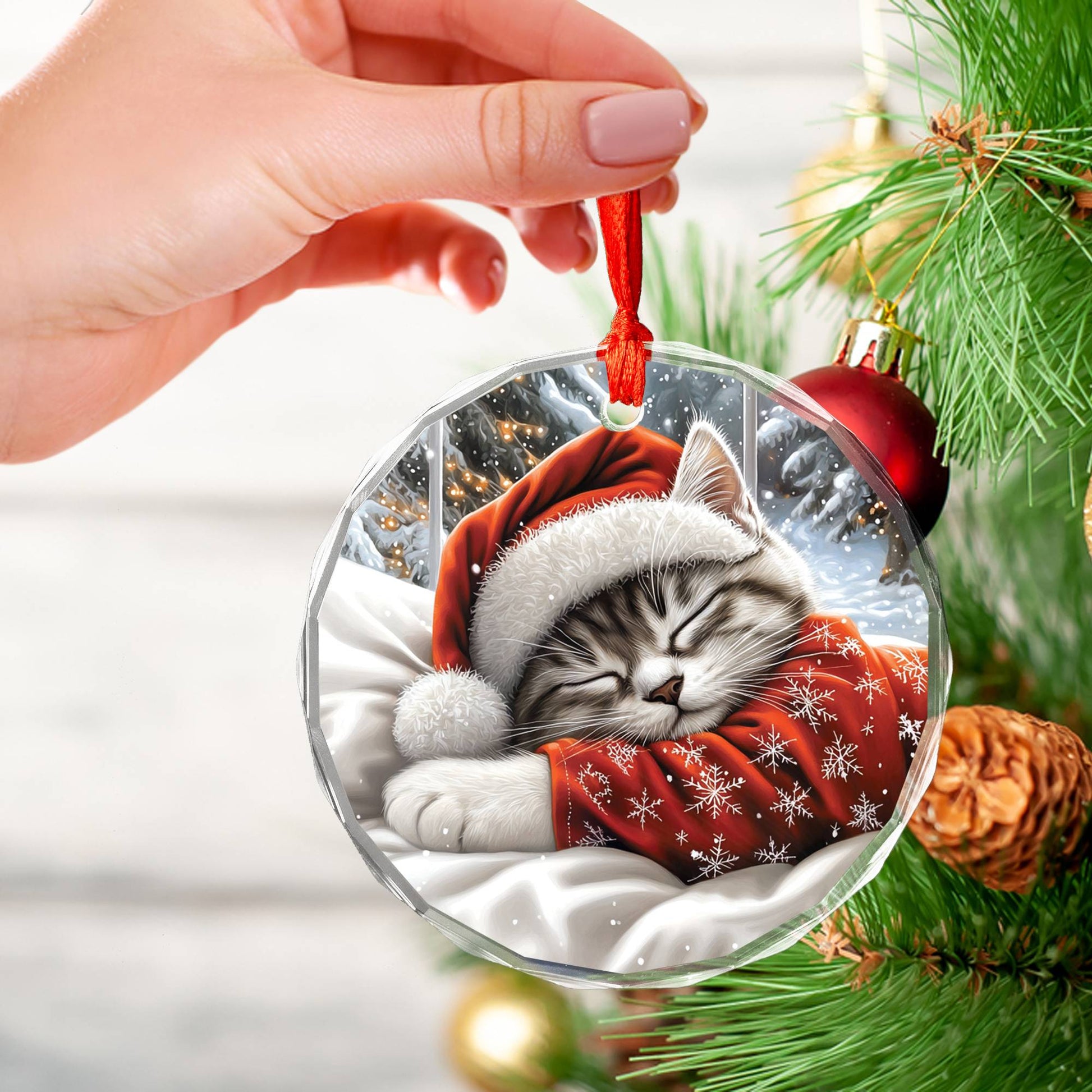 Siamese cat Sleeping In Bed Design 2