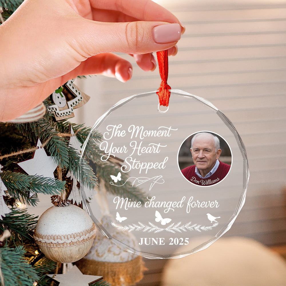 Custom Photo The Moment Your Heart Stopped Memorial Calendar