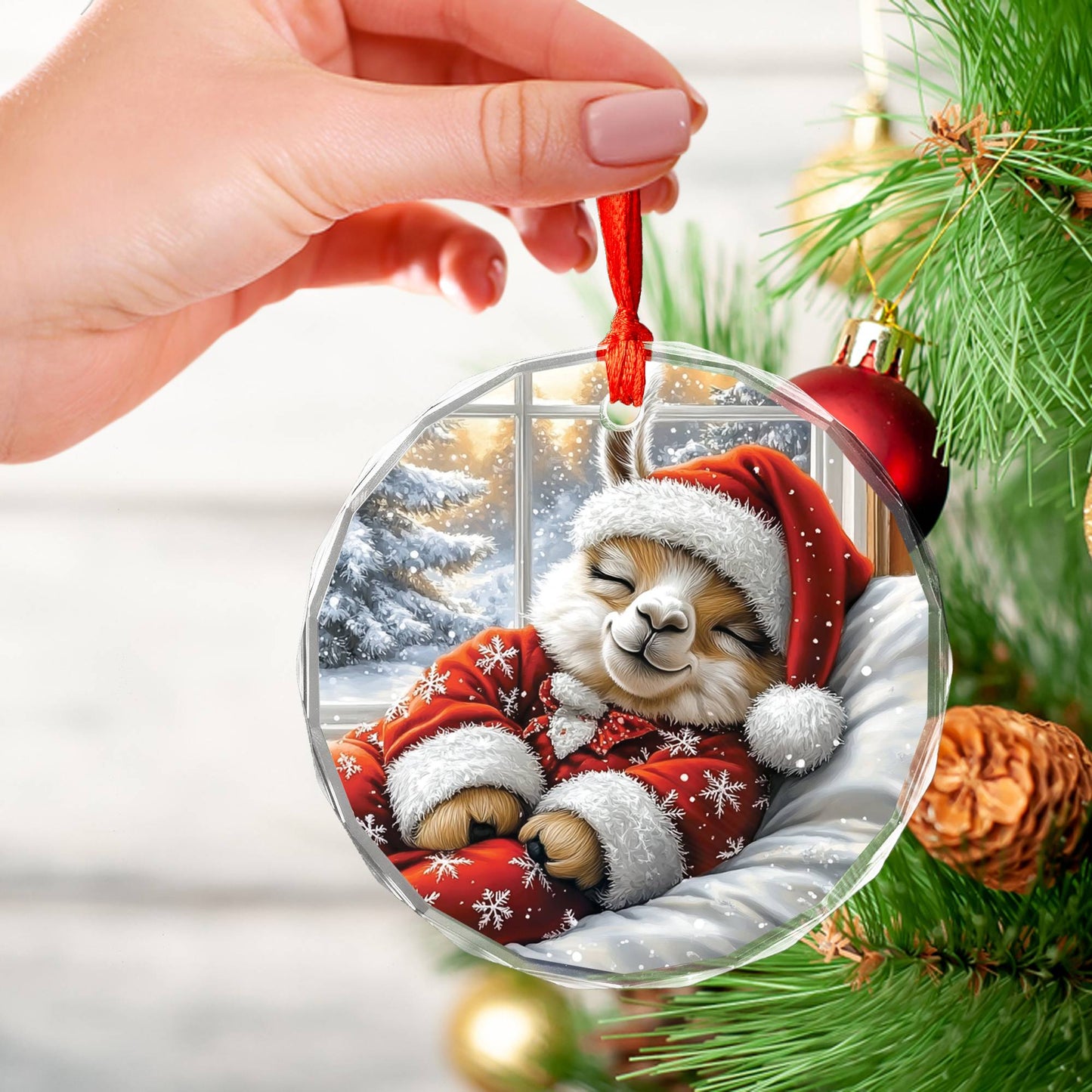 Llama Sleeping In Bed Design 3