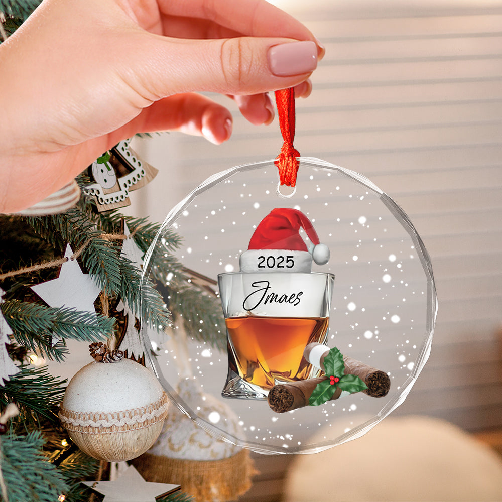 Custom Name Bourbon And Cigar Lover