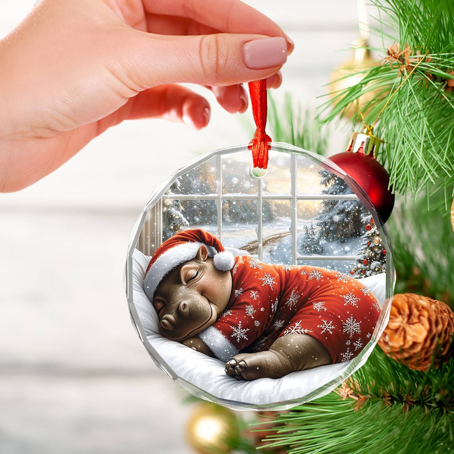 Hippo Sleeping In Bed Design 4