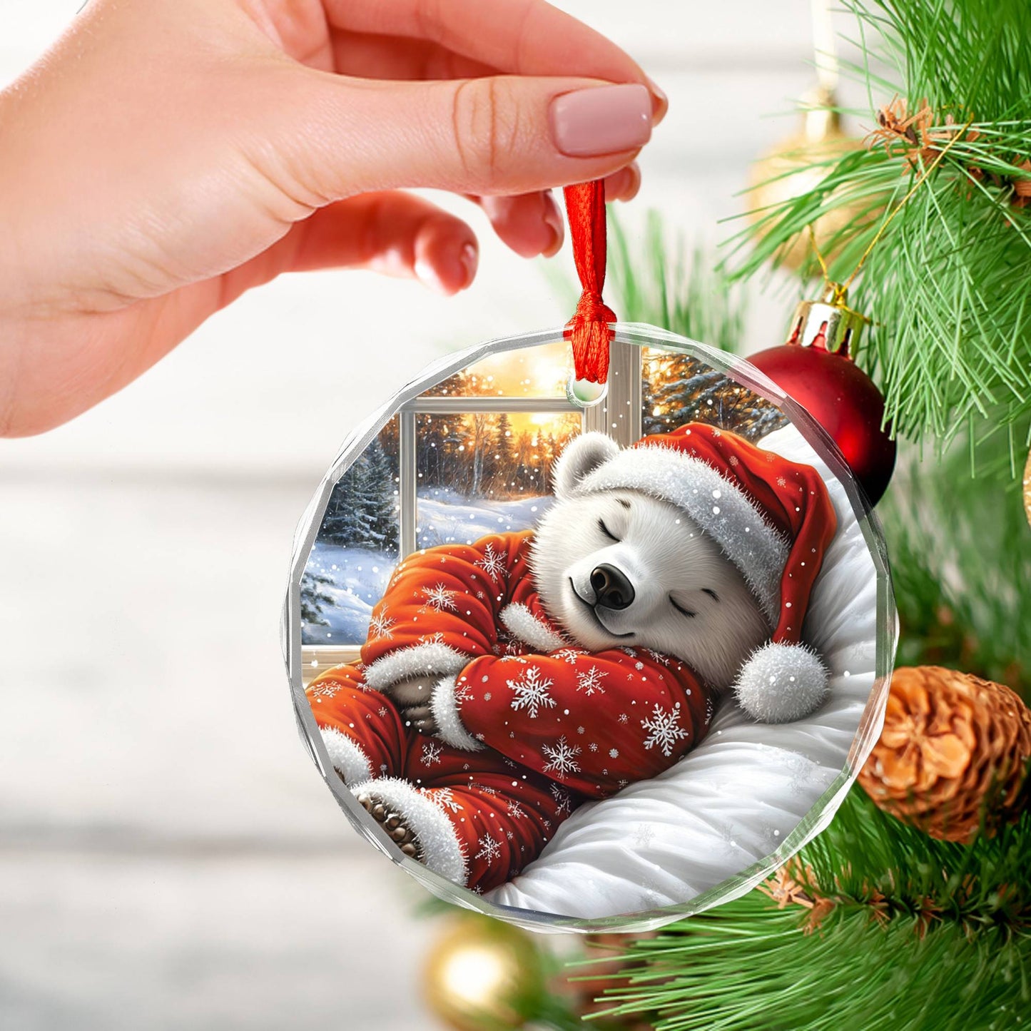 Polar Bear Sleeping In Bed Design 2