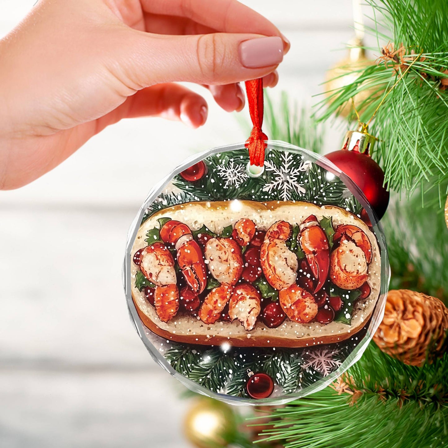 New England Lobster Roll Close up Design 4