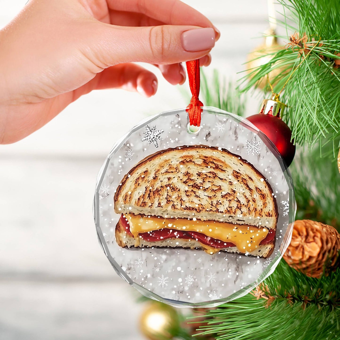 Grilled Cheese Sandwich Close up Design 1