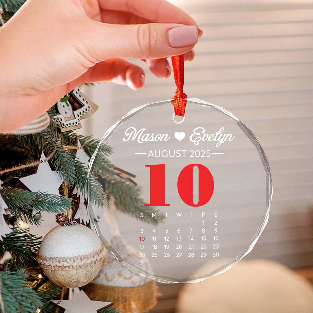 Our First Xmas Married ornament2