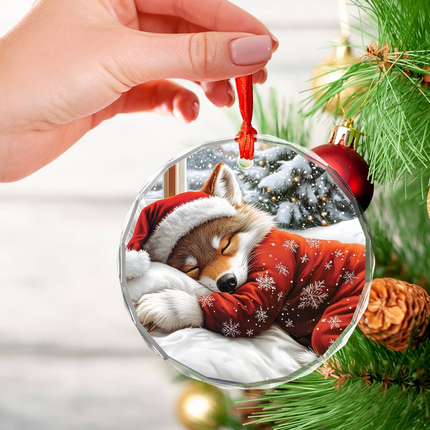 Wolf Sleeping In Bed Design 3