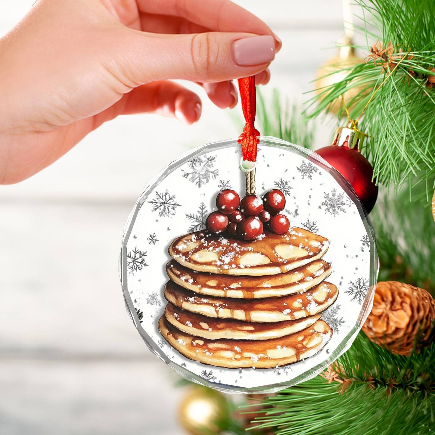 American pancakes Close up Design 1