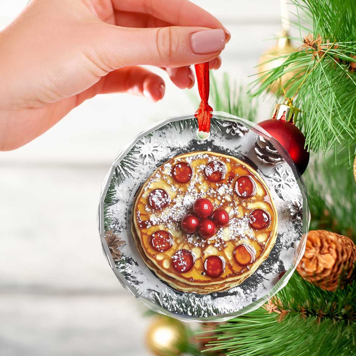 American pancakes Close up Design 3