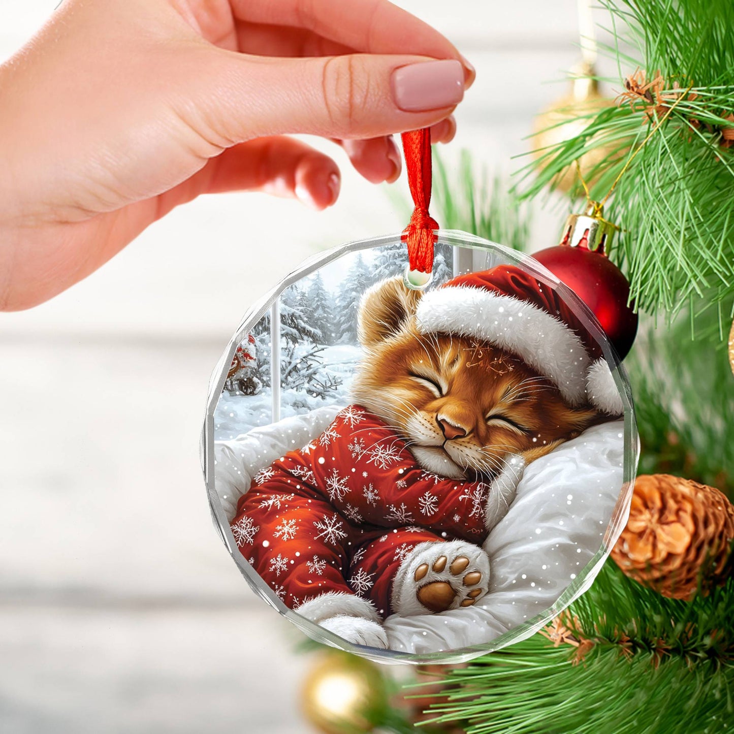 Lion Sleeping In Bed Design 4