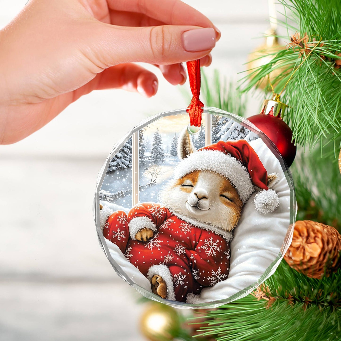 Llama Sleeping In Bed Design 2